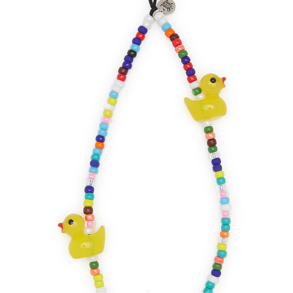 STRING TING
LOVE BEAD DUCKY WRISTLET PHONE STRAP